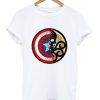 Captain America Harajuku Spider Skull T Shirt NF