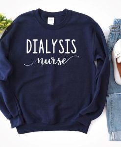 Dialysis Nurse Crewneck Sweatshirt NF