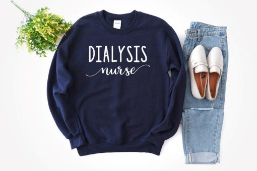 Dialysis Nurse Crewneck Sweatshirt NF