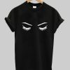 Eyebrows and Eyelashes Makeup Cosmetic T Shirt NF