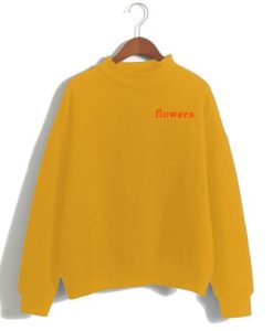 Flowers Font Sweatshirt NF