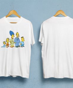 The Simpsons Family Portrait 1987 Retro T-Shirt NF