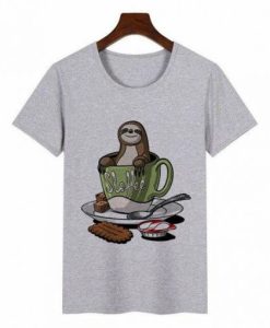 VFunny Sloth Sloffee Coffee t shirt NF