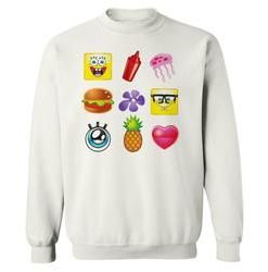 this SpongeBob SquarePants Emojis Crew sweatshirt NF