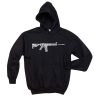 AR 15 2nd Amendment Word Art Hoodie NF