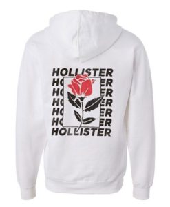 Hollister Rose Graphic Hoodie back NF