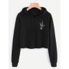 Hand Metal Woman Hoodie NF