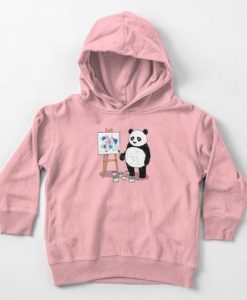 Pandas paint colorful Hoodie NF