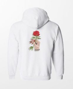 Rose Hand Back Hoodie NF