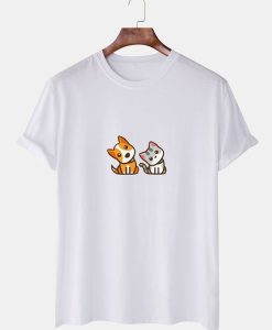 Cartoon Animal Printed T-SHIRT THD