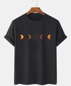 Color Moon Pattern T-SHIRT THD