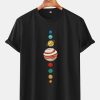 Colorful Planet Printed T-SHIRT THD