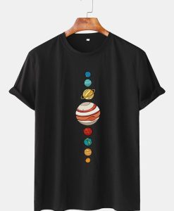 Colorful Planet Printed T-SHIRT THD