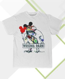 Dinosaur Wrong Park t shirt Short Sleeve