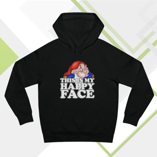 Disney Grumpy Dwarf My Happy Face Hoodie