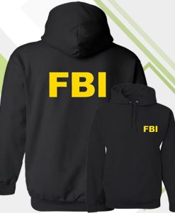 FBI Federal Bureau of Investigation Hoodie 2side