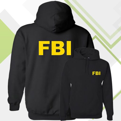 FBI Federal Bureau of Investigation Hoodie 2side