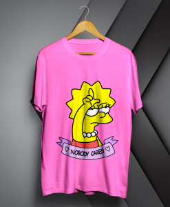 Lisa-Simpson-Nobody-Cares-T-shirt TPKJ1