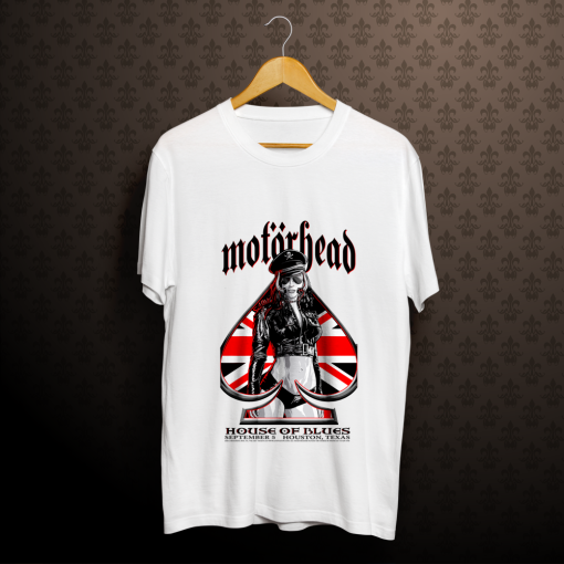 Motorhead White Unisex T-Shirt TPKJ1