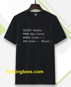 Funny SQL T-shirt for Programmer