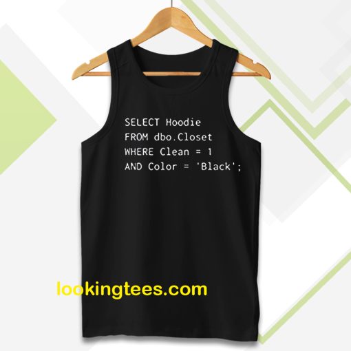 Funny SQL Tanktop for Programmer