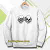 Hear See No Evil Skull Sweatshirt