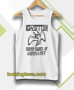 Led Zeppelin United States Of America 1977 Ringer Tanktop