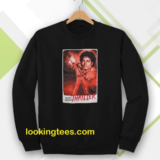 Michael Jackson Thriller Poster Sweatshirt