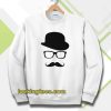 Mustache Men's Short Sleeve Tee Sweatshirt