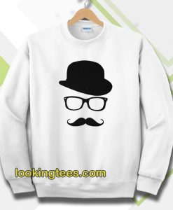 Mustache Men's Short Sleeve Tee Sweatshirt