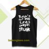 Punk's not dead Punk's sleeping drunk Tanktop