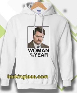 Ron Swanson Woman of the Year Parks and Recreation Hoodie