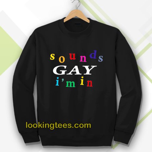 SOUND gay i'm in sweatshirt