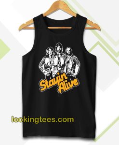 Stayin Alive Bee Gees tanktop