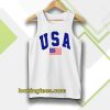 USA White Tanktop