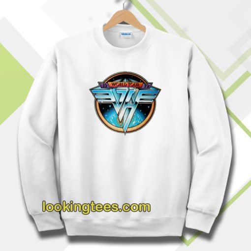 Van Halen World Tour 1979 Ringer Sweatshirt