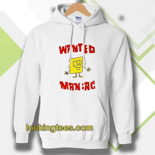 Wanted Maniac SpongeBob Hoodie