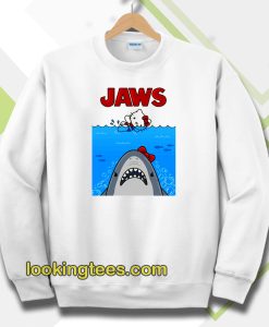 Jaws hello kitty sweatshirt