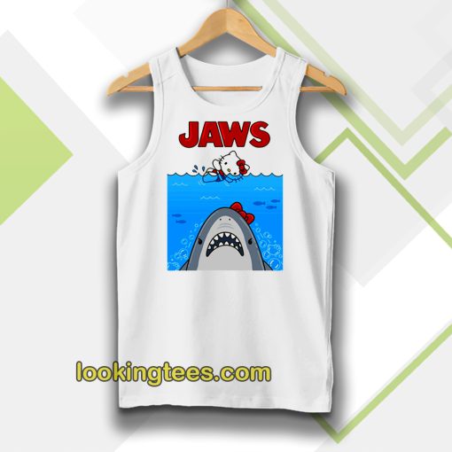 Jaws hello kitty tanktop