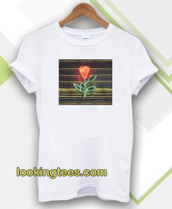 Louis tomlinson neon rose t-shirt