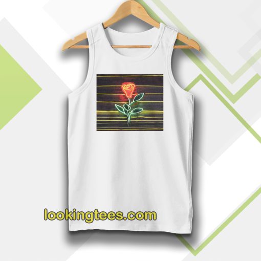 Louis tomlinson neon rose tanktop