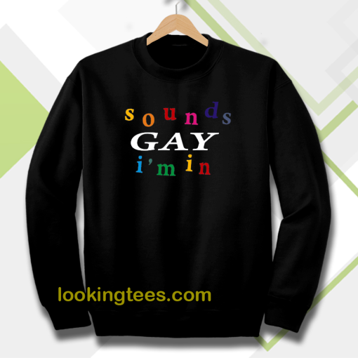 SOUND gay i'm in sweatshirt