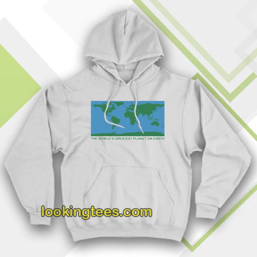 the world's greatest planet hoodie (white)