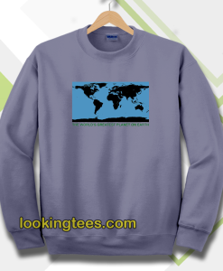 the world's greatest planet sweatshirt (grey)