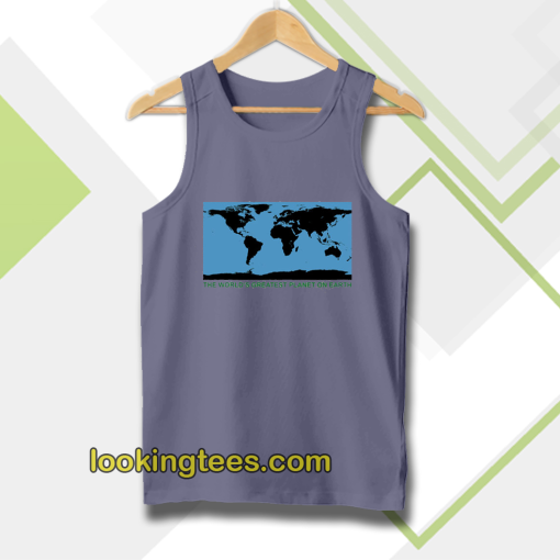 the world's greatest planet tanktop (grey)