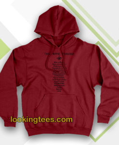 think hippie thoughts hoodie