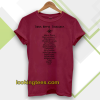 think hippie thoughts tshirt