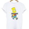 Bart Simpson Savage T-shirt