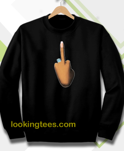 KIM finger fuck sweatshirt