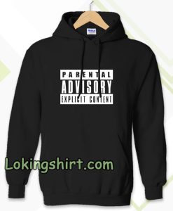 Parental Advisory Black Hoodie